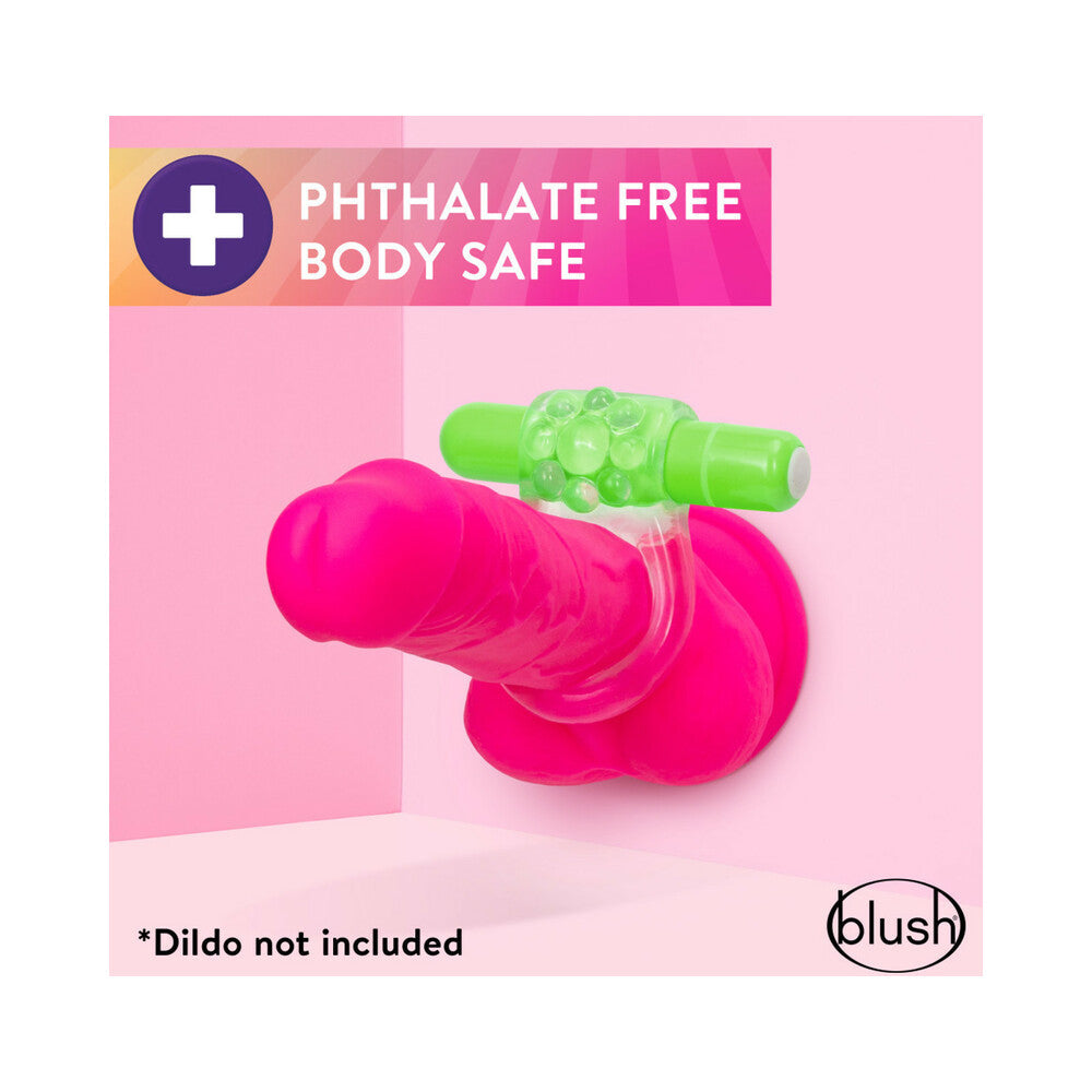Play with Me Teaser Vibrating C-Ring–Green