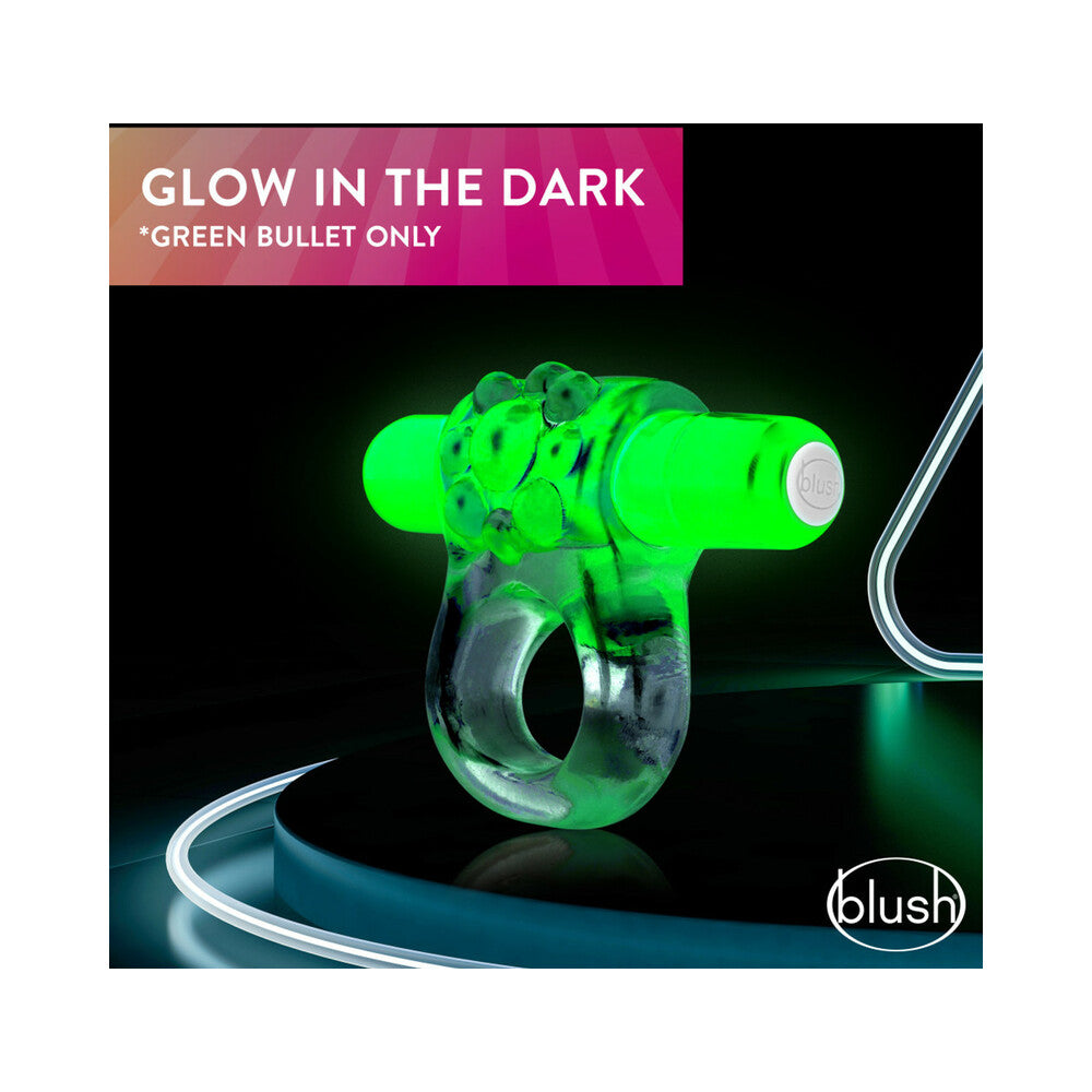 Play with Me Teaser Vibrating C-Ring–Green
