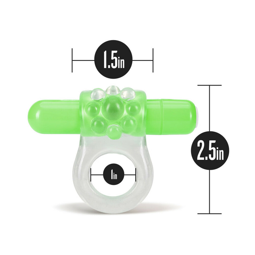 Play with Me Teaser Vibrating C-Ring–Green