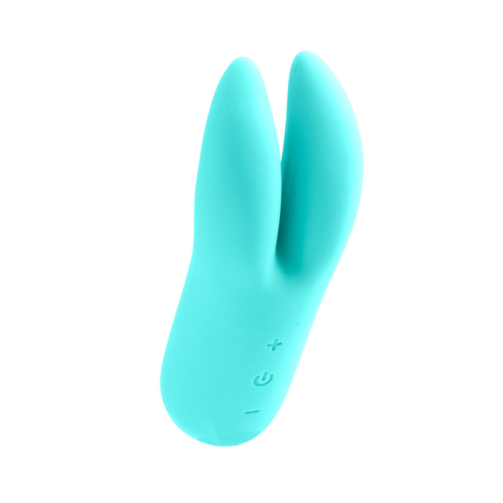 VeDO Kitti Rechargeable Dual Vibe - Tease Me Turquoise