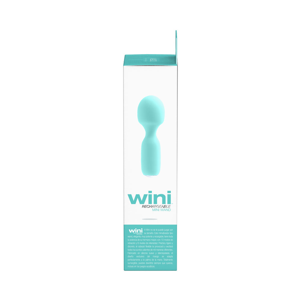 VeDo Wini Rechargeable Mini Wand - Tease Me Turquoise