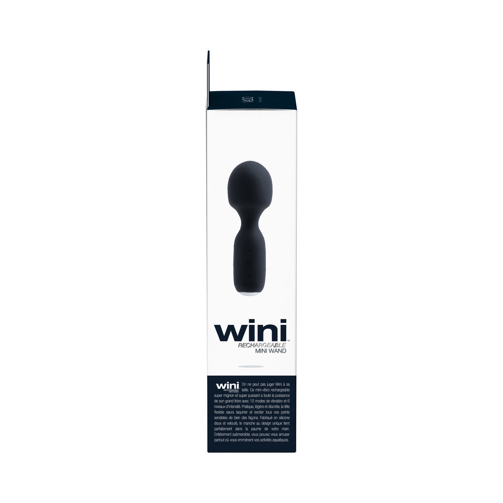 VeDo Wini Rechargeable Mini Wand - Just Black