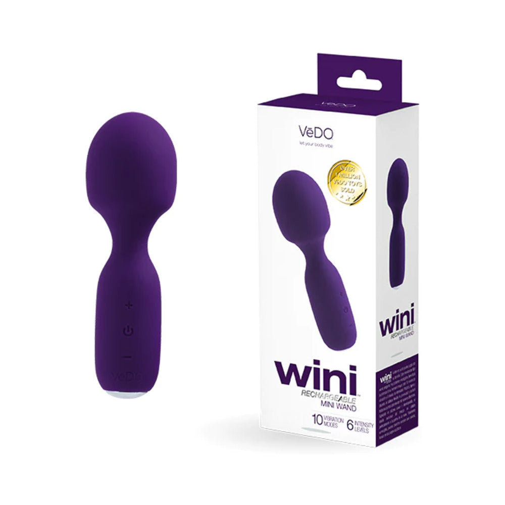 VeDo Wini Rechargeable Mini Wand - Deep Purple