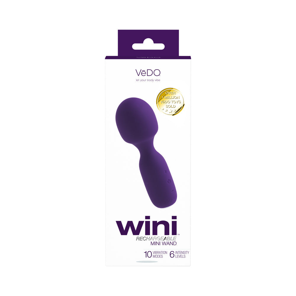 VeDo Wini Rechargeable Mini Wand - Deep Purple