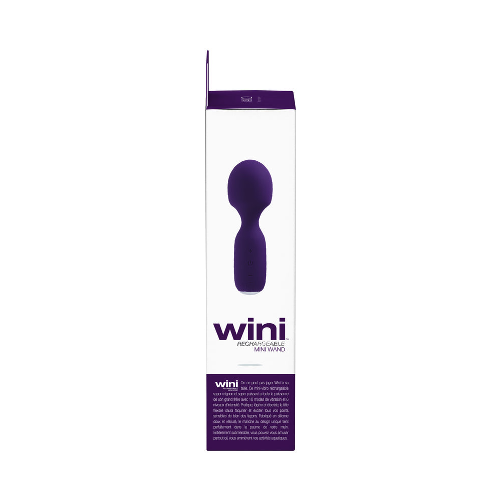 VeDo Wini Rechargeable Mini Wand - Deep Purple