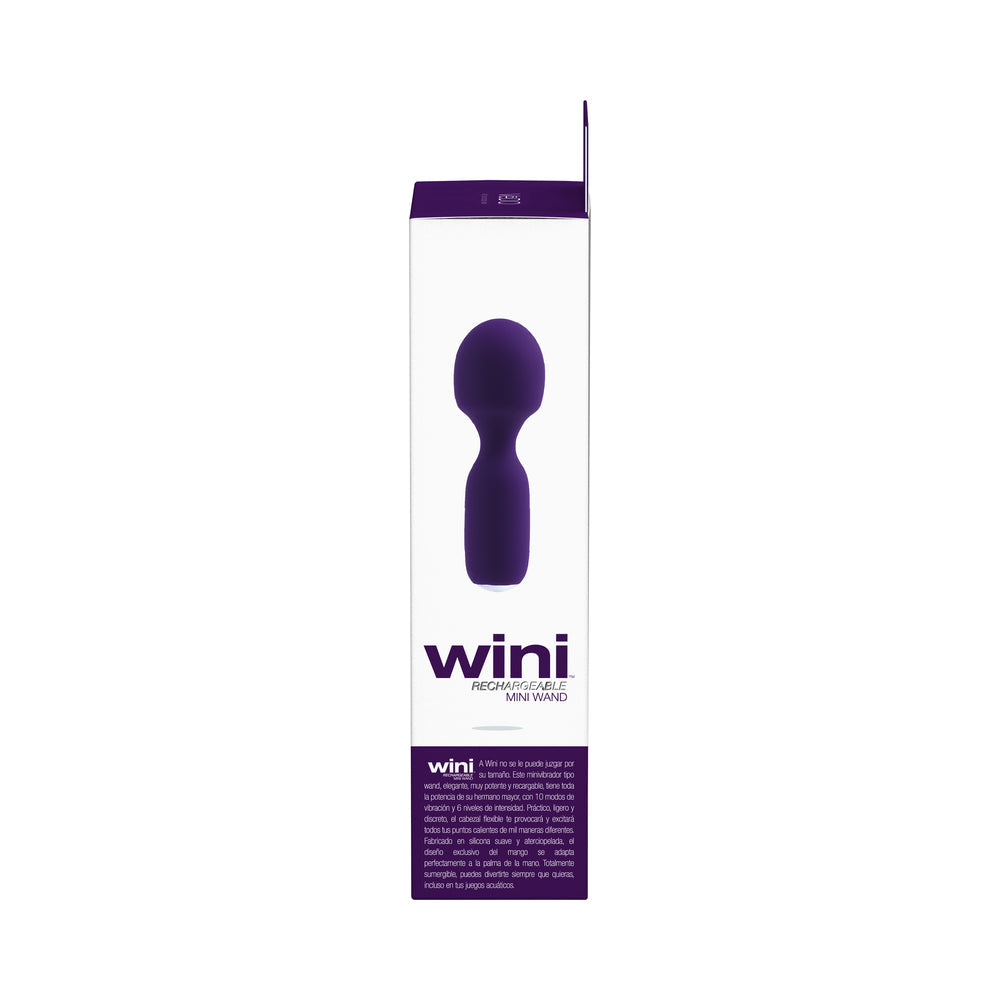 VeDo Wini Rechargeable Mini Wand - Deep Purple