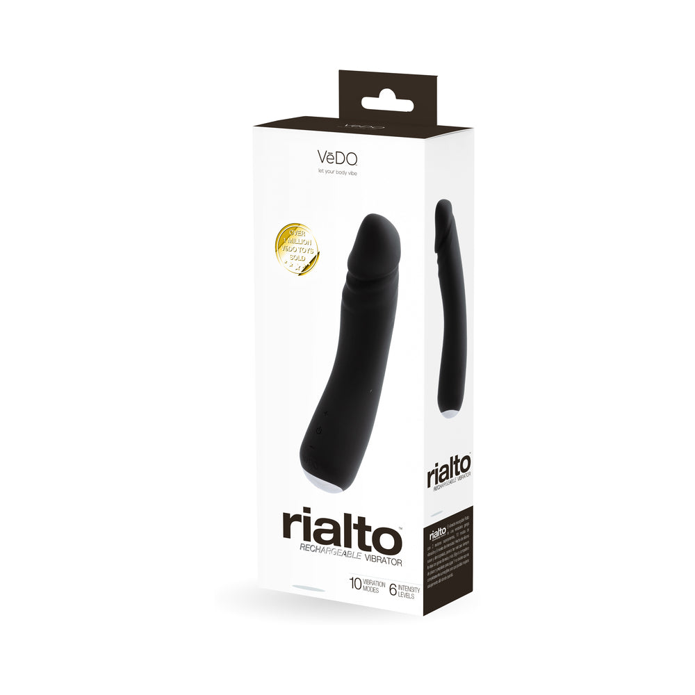 VeDO Rialto Rechargeable Vibe - Black Pearl