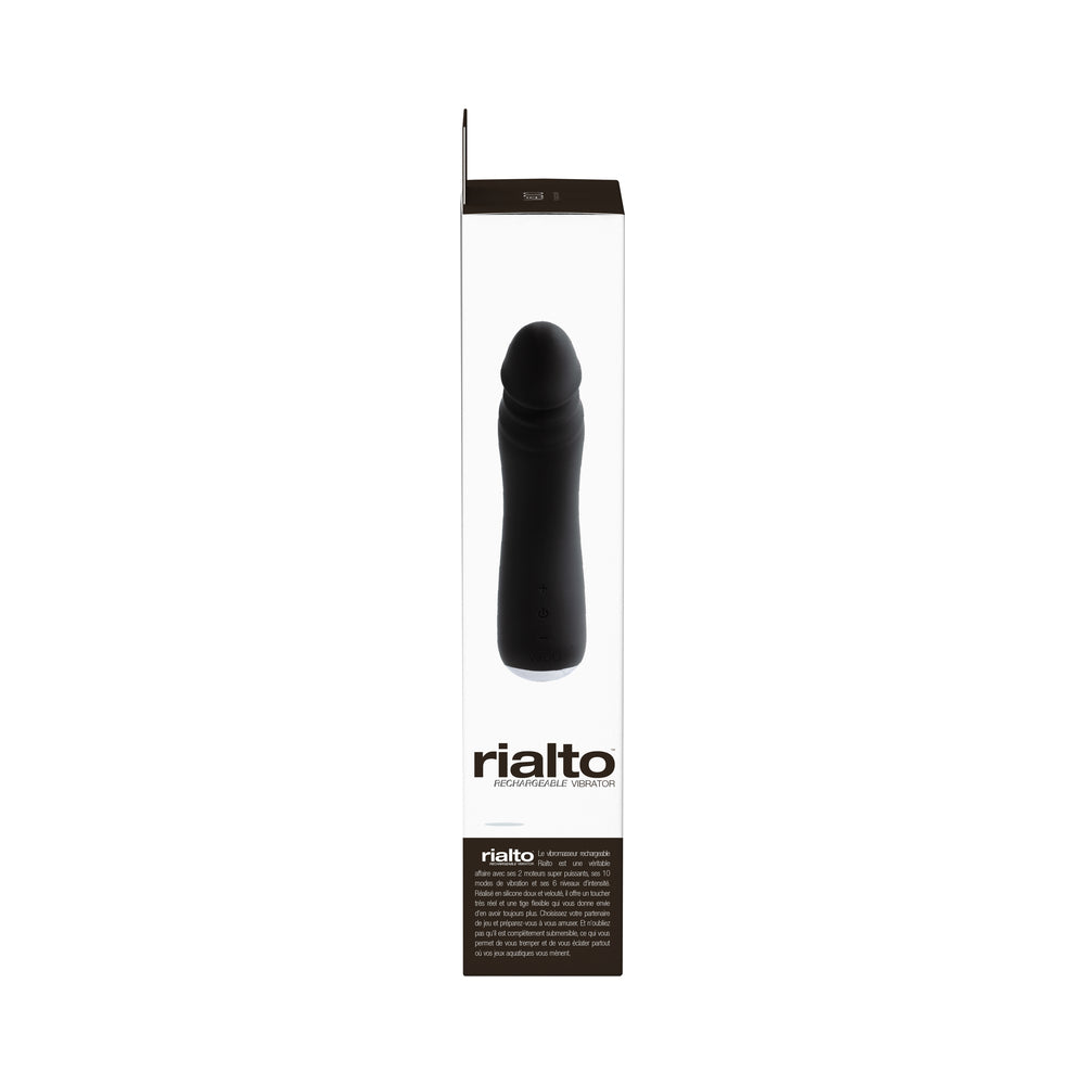 VeDO Rialto Rechargeable Vibe - Black Pearl