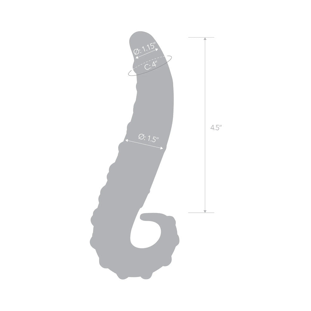 Glas 6" Lick-it Dildo-Pink