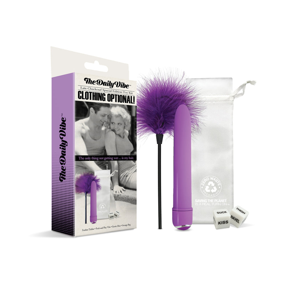 The Daily Vibe Clothing is Optional Kit - Purple