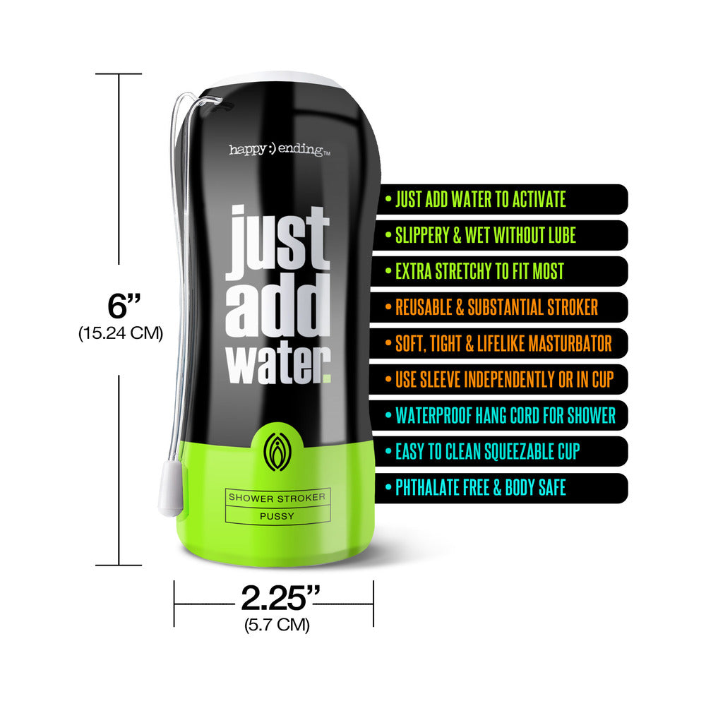 Just Add Water Shower Pussy - Tan