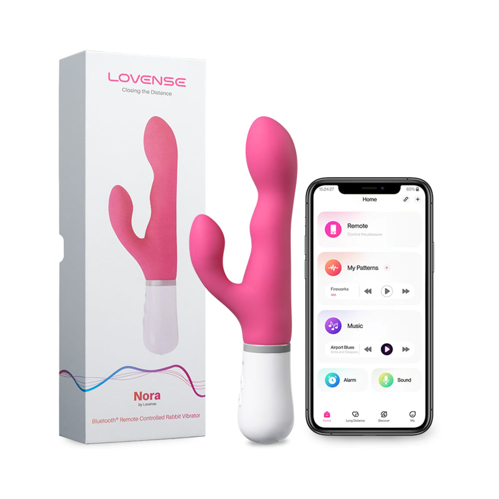 Lovense Nora Rotating Head Rabbit - Pink