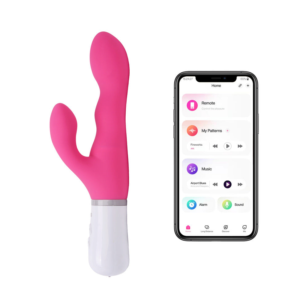 Lovense Nora Rotating Head Rabbit - Pink