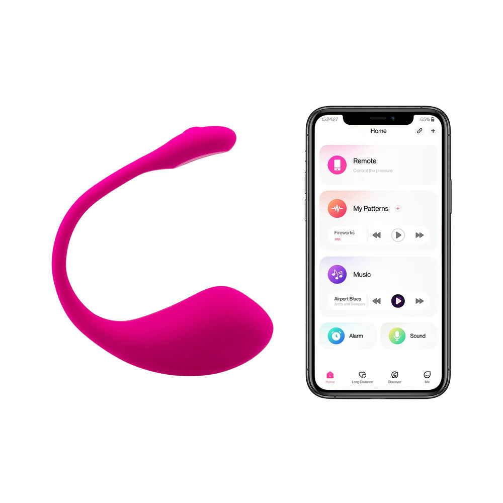 Lovense Lush 2.0 Sound Activated Vibrator - Pink