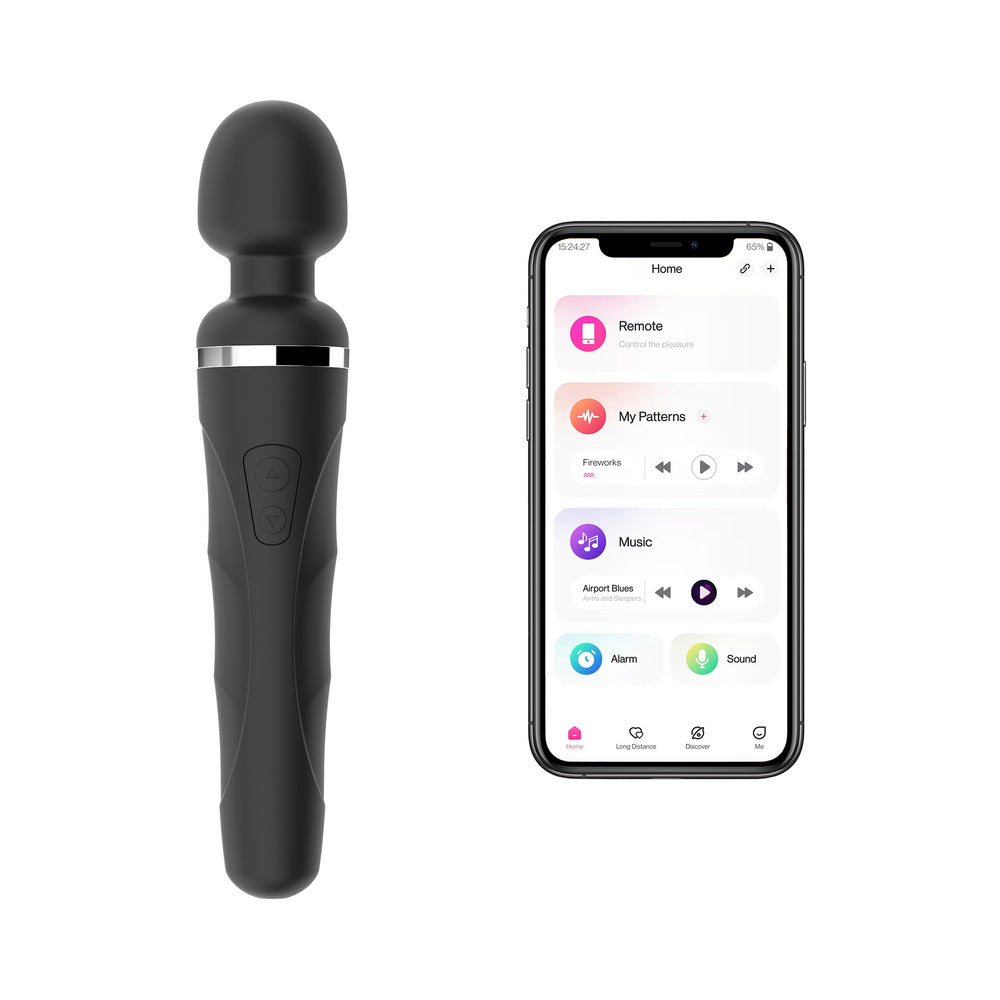 Lovense Domi 2 Flexible Rechargeable Mini Wand - Black