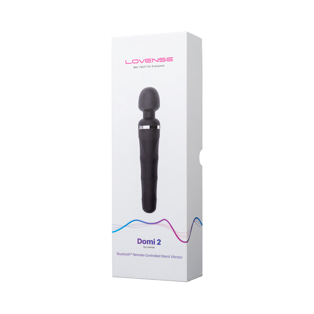 Lovense Domi 2 Flexible Rechargeable Mini Wand - Black