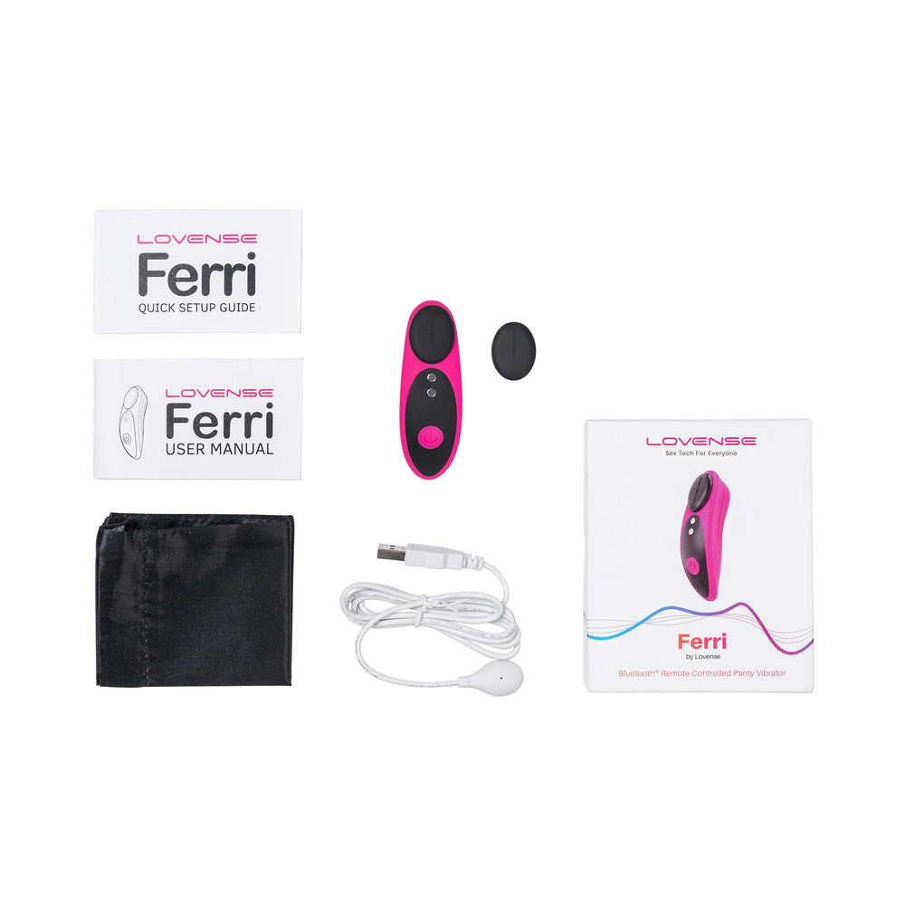 Lovense Ferri Panty Vibe - Pink