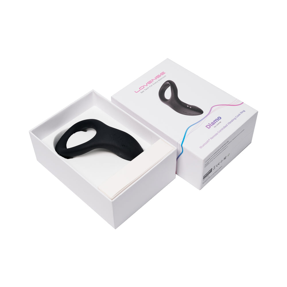 Lovense Diamo Cock Ring - Black