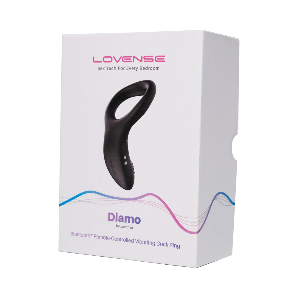 Lovense Diamo Cock Ring - Black