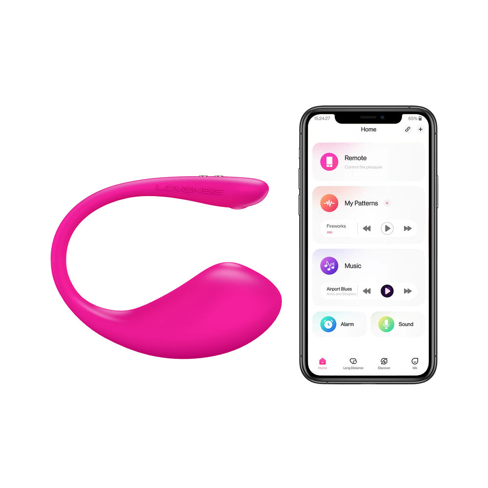 Lovense Lush 3.0 Sound Activated Camming Vibrator - Pink