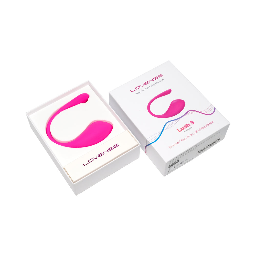 Lovense Lush 3.0 Sound Activated Camming Vibrator - Pink