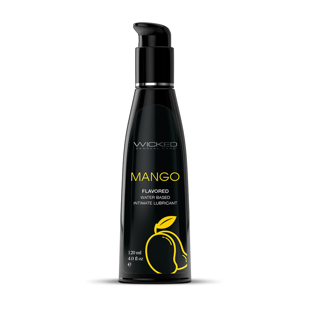 Wicked Sensual Care Aqua Flavored Lube-Mango 4oz