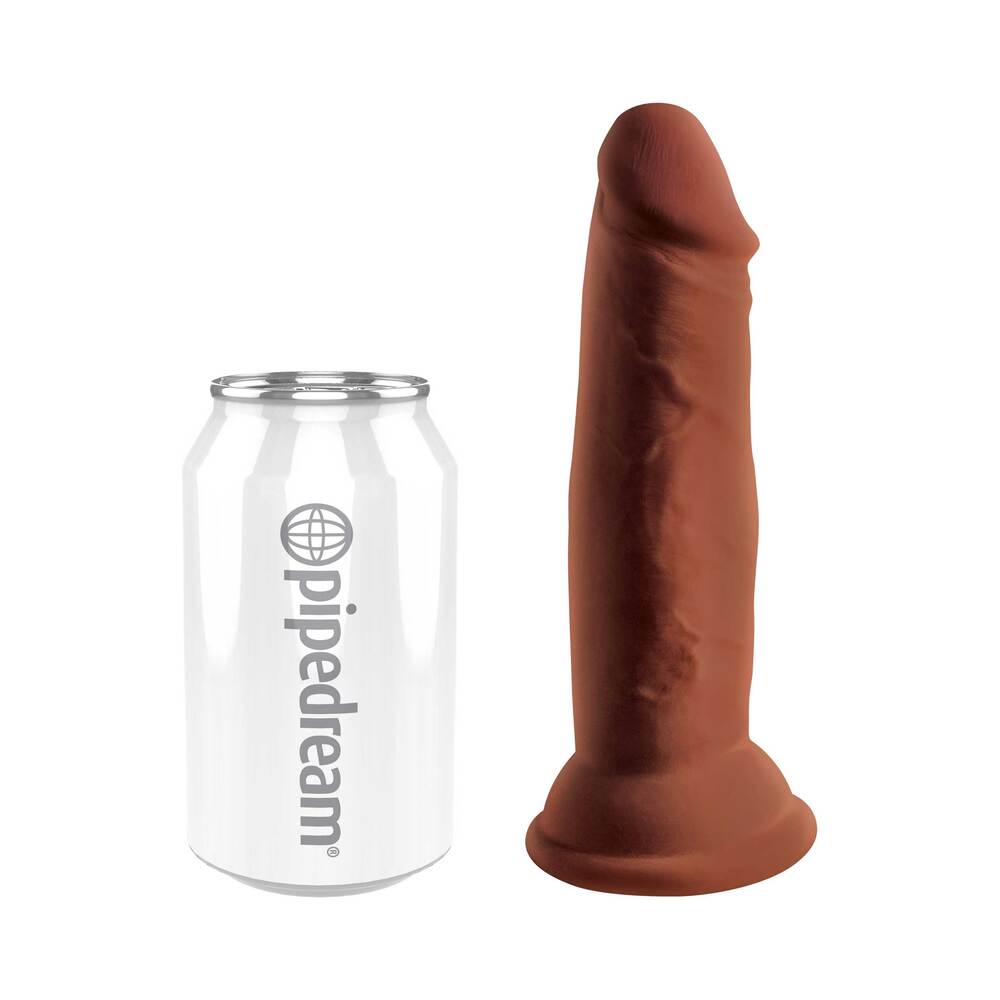 King Cock Plus 6" Triple Density Cock - Brown