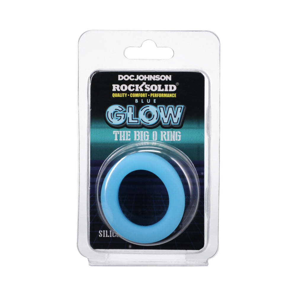 Rock Solid Glow in the Dark Big O Ring - Blue