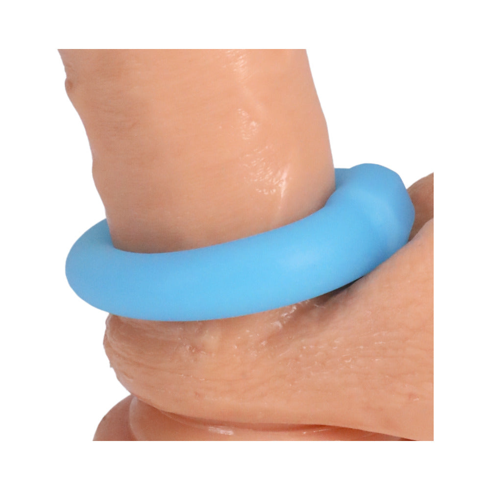 Rock Solid Glow in the Dark Mega Ring - Blue