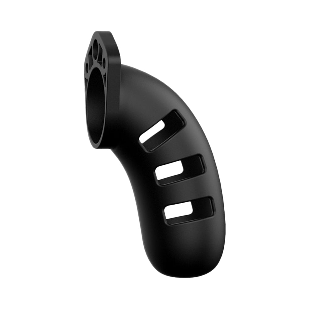 Shots Man Cage Chastity 4.5" Cock Cage Model 21 - Black