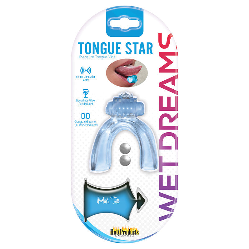 Wet Dreams Tongue Star Vibe - Blue