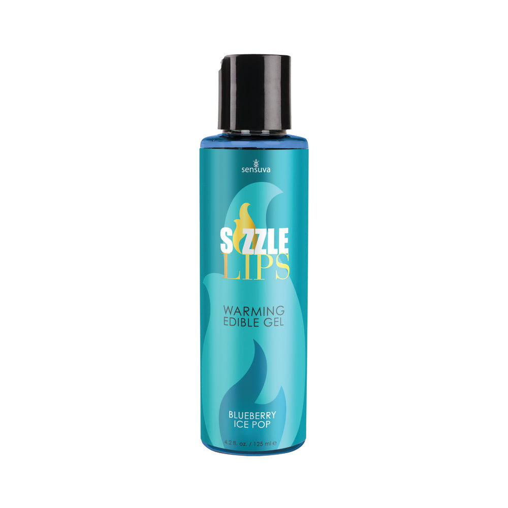 Sizzle Lips Warming Gel - 4.2 oz Bottle Blueberry Ice Pop
