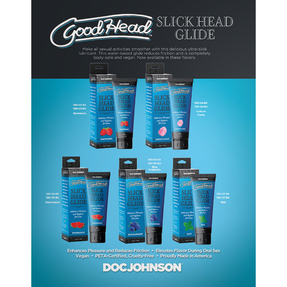 GoodHead Slick Head Glide - 4 oz Strawberry