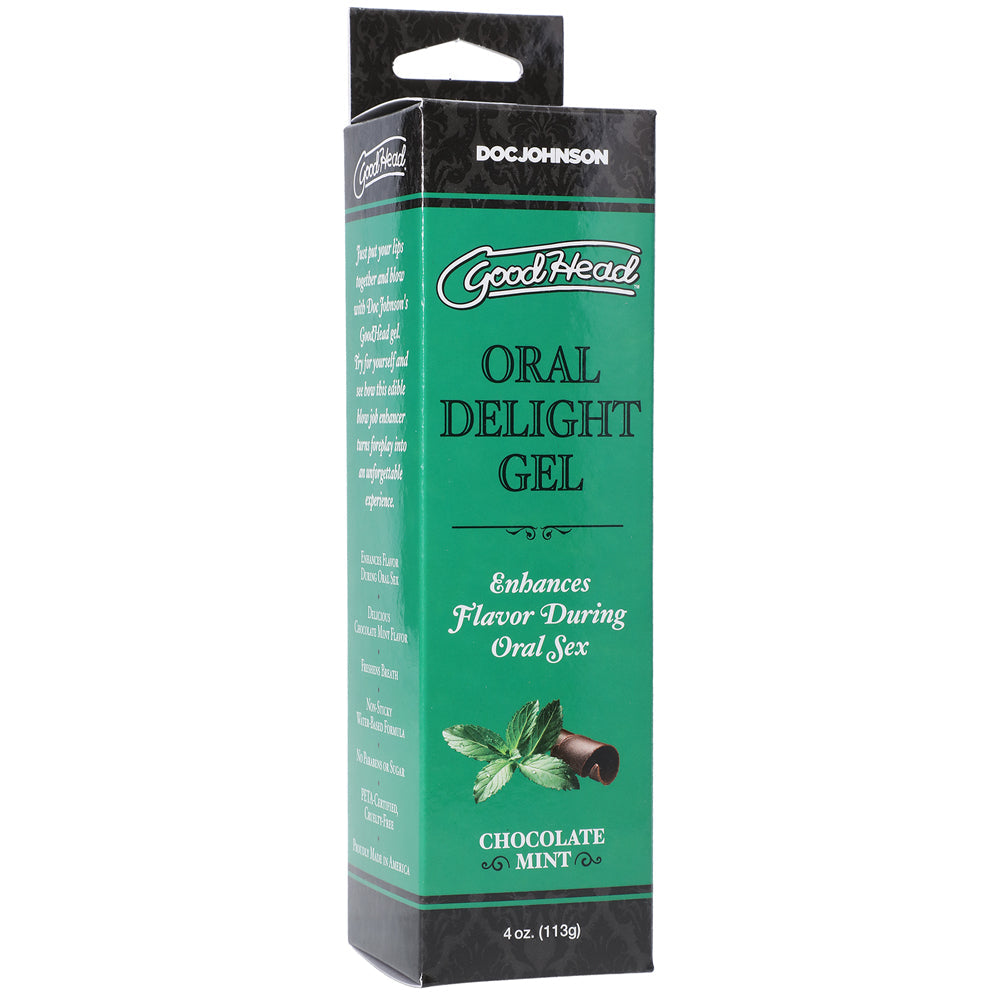 GoodHead Oral Delight Gel - 4 oz Chocolate Mint