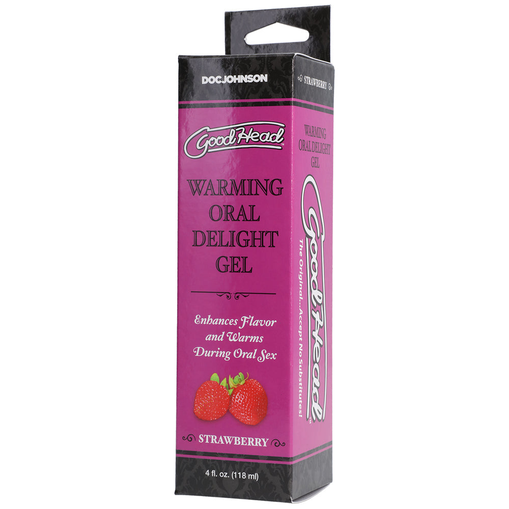GoodHead Warming Head Oral Delight Gel-Strawberry 4oz