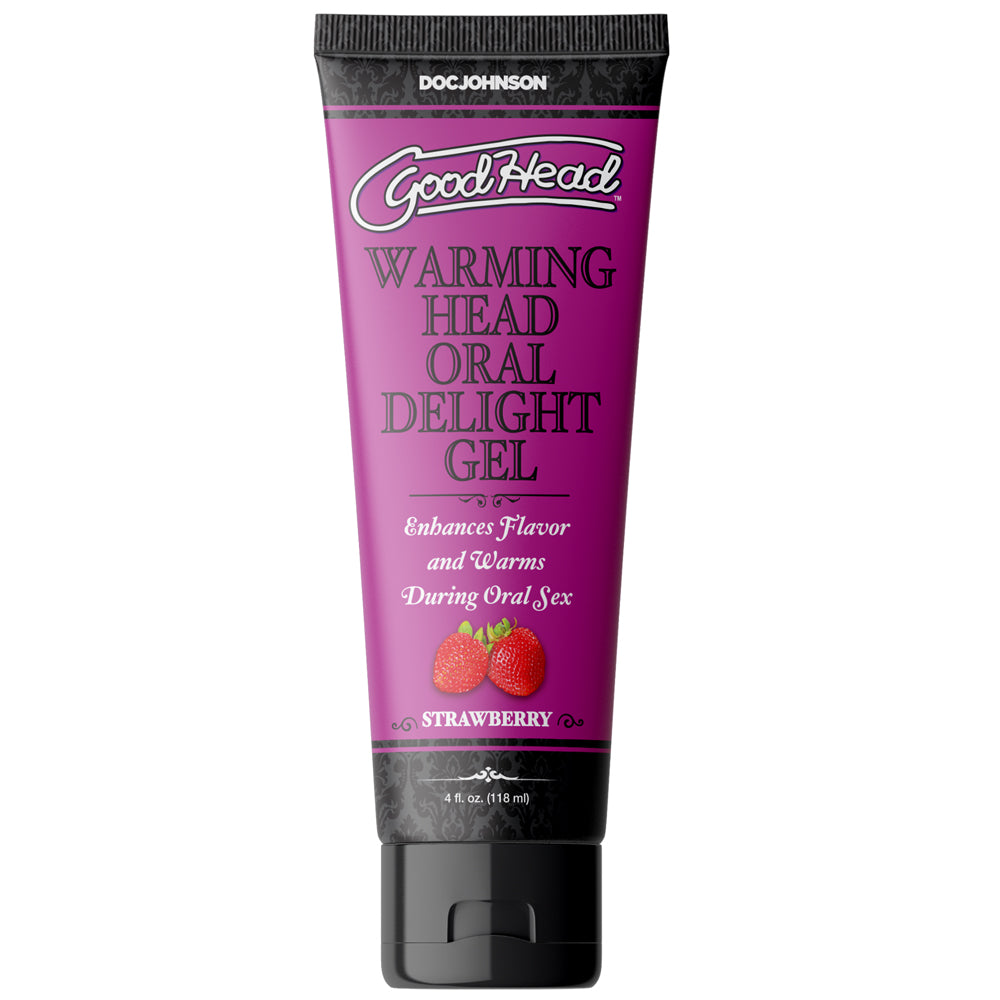 GoodHead Warming Head Oral Delight Gel-Strawberry 4oz