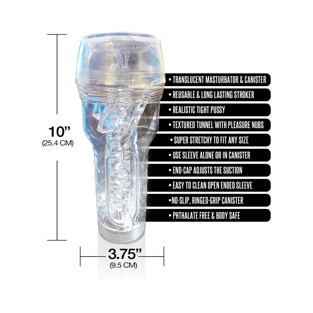 MSTR B8 In the Clear Pussy Stroker - Clear
