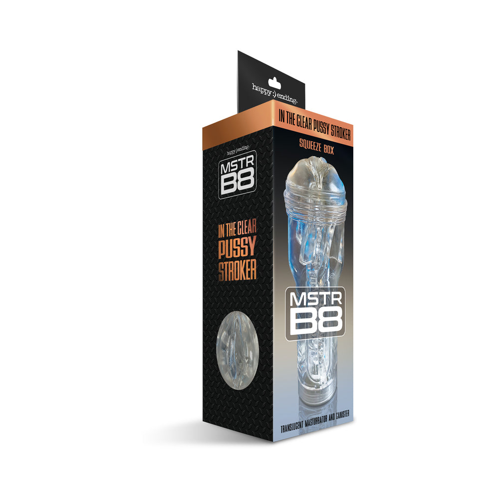 MSTR B8 In the Clear Pussy Stroker - Clear