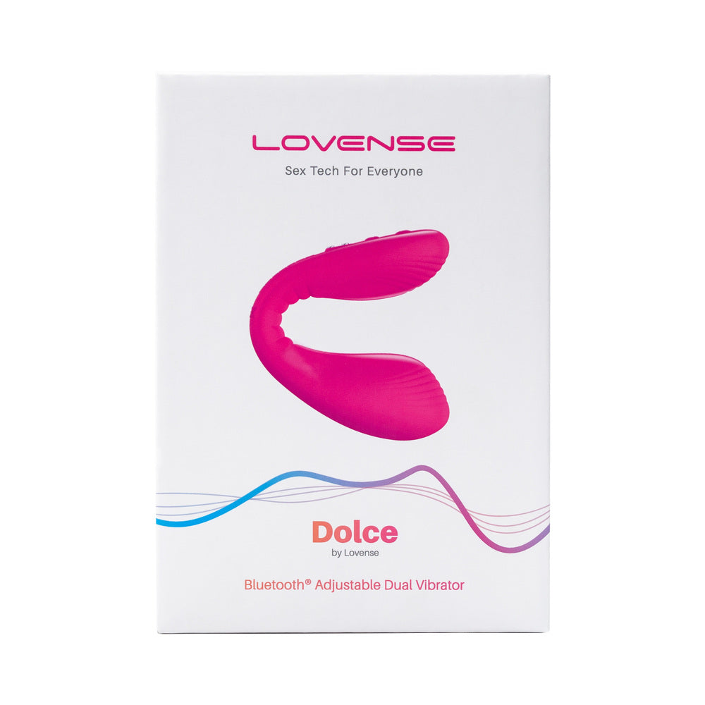 Lovense Dolce (Previously Quake) Adjustable Dual Stimulator - Pink