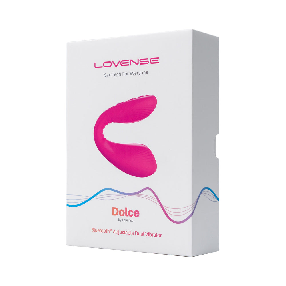 Lovense Dolce (Previously Quake) Adjustable Dual Stimulator - Pink