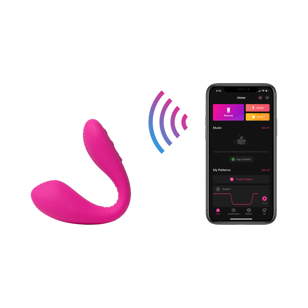 Lovense Dolce (Previously Quake) Adjustable Dual Stimulator - Pink