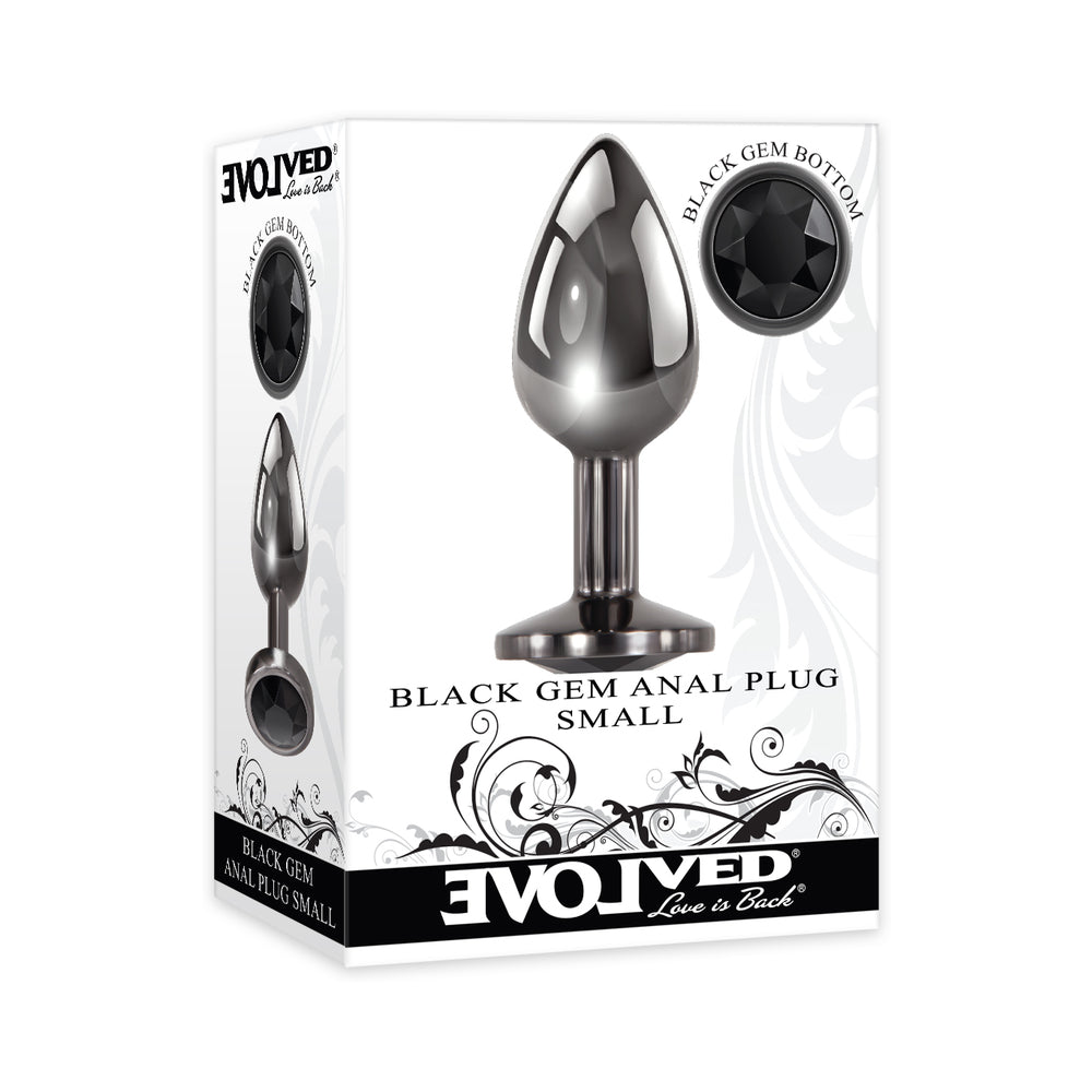Evolved Black Gem Anal Plug - Small