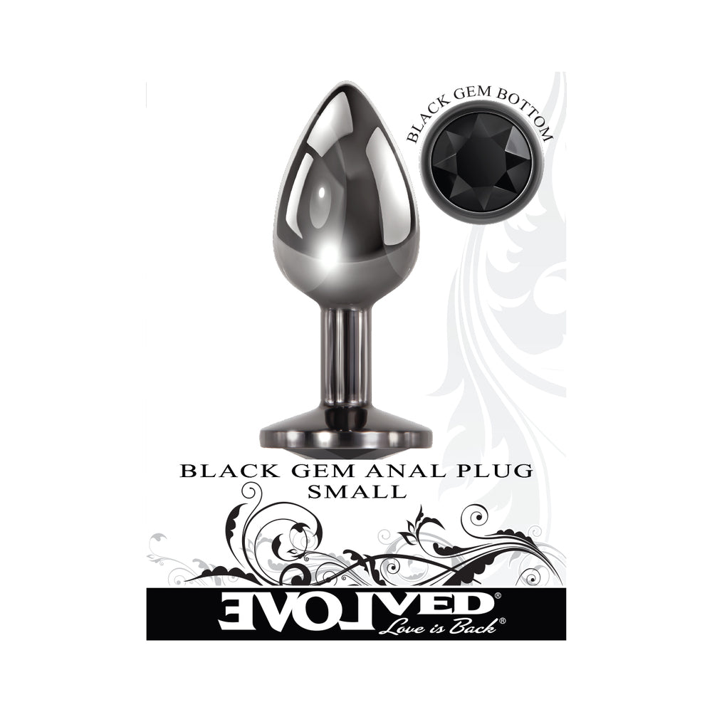 Evolved Black Gem Anal Plug - Small
