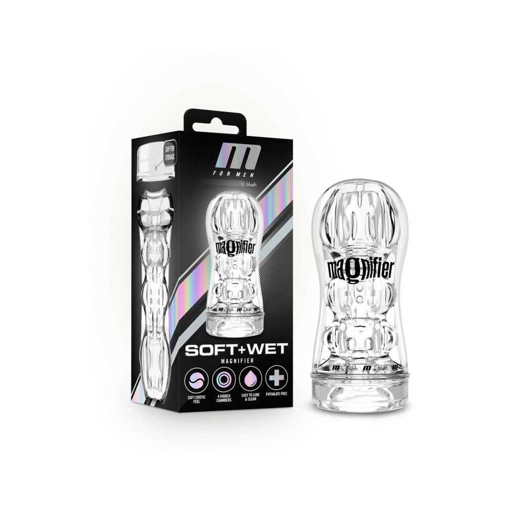 M for Men Soft and Wet Magnifier-Clear