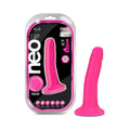 Blush Neo Elite 6" Silicone Dual Density Cock - Neon Pink
