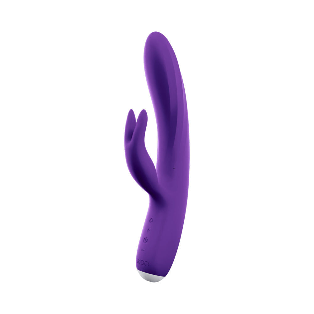 VeDO Thumper Bunny Rechargeable Dual Vibe - Deep Purple