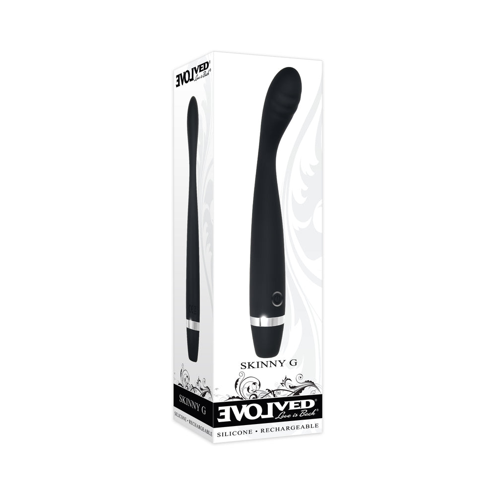 Evolved Skinny G Silicone G Spot Vibrator - Black