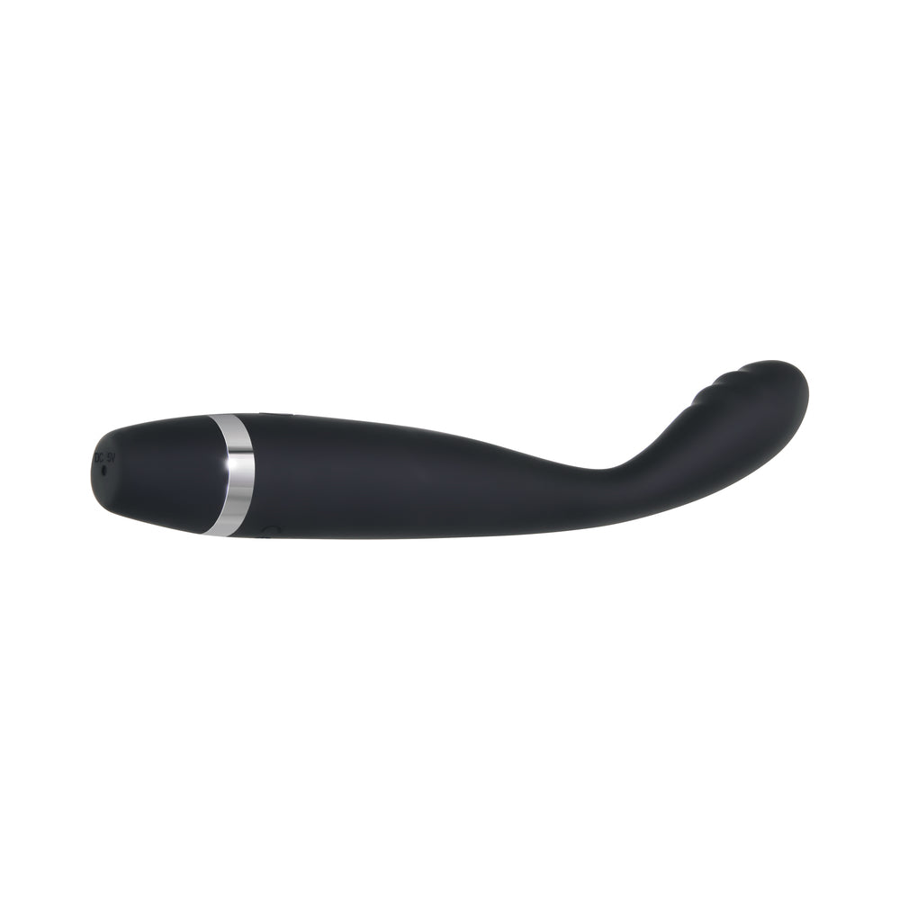 Evolved Skinny G Silicone G Spot Vibrator - Black