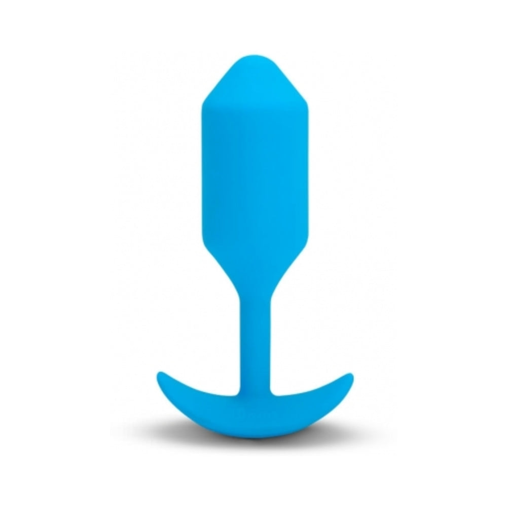 b-Vibe Vibrating Snug Plug - Large Blue
