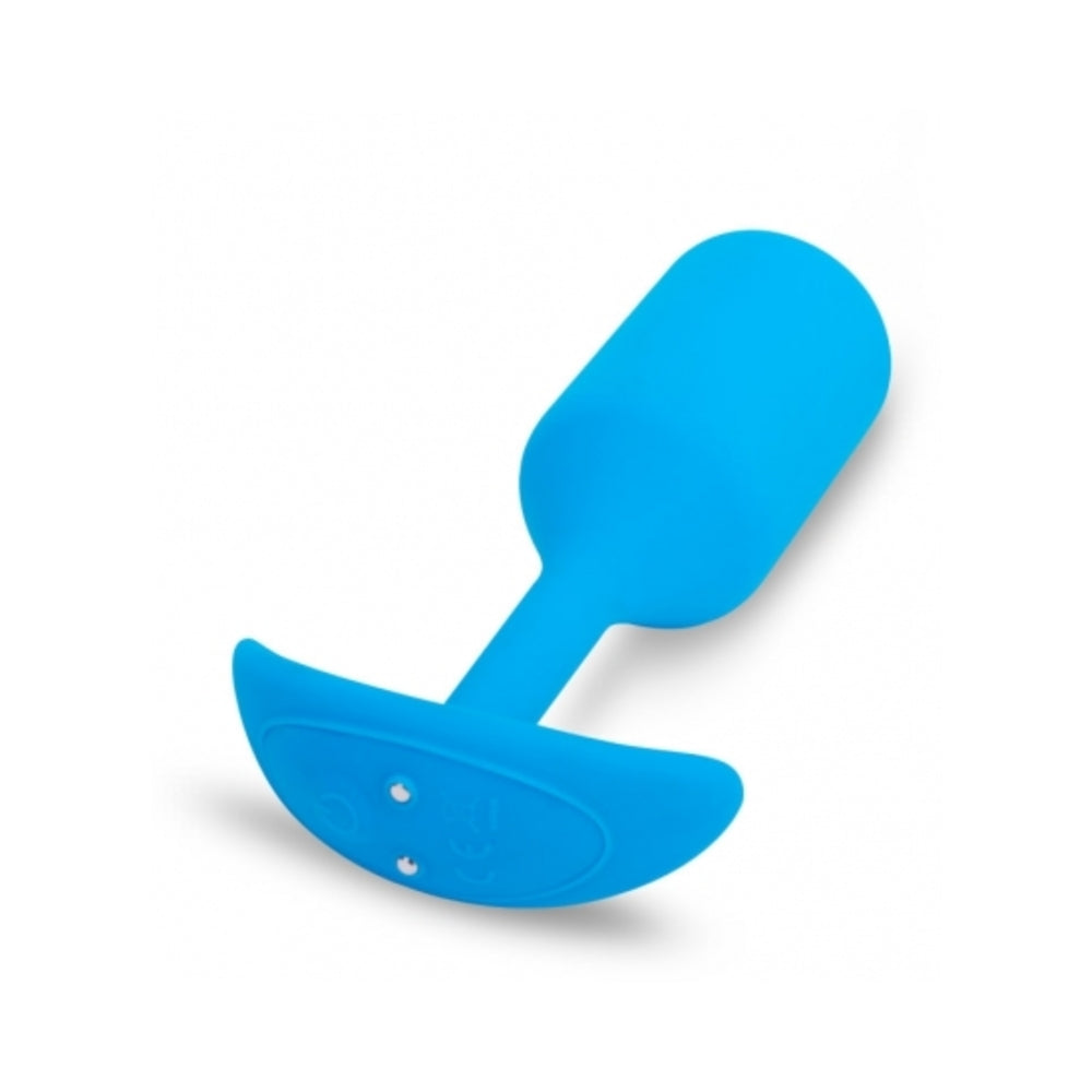 b-Vibe Vibrating Snug Plug - Large Blue